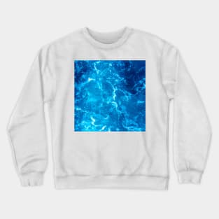 Crystal Clear Aqua Blue Ocean Water Crewneck Sweatshirt